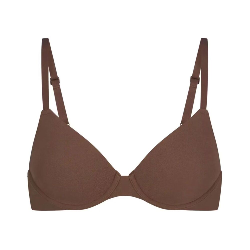 Skims Fits Everybody T-shirt Demi Bra Jasper Size 30B
